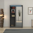 Porto 2 Doors Wardrobe | COLOR: Dark Gray | SIZE: 125cm 