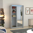 Porto 2 Doors Wardrobe | COLOR: Grey | SIZE: 125cm