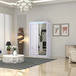 Porto 2 Doors Wardrobe | COLOR: White | SIZE: 125cm