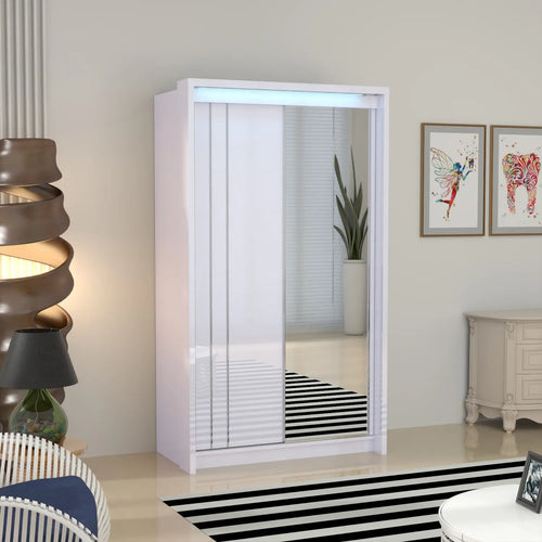 Porto 2 Doors Wardrobe | COLOR: White | SIZE: 125cm