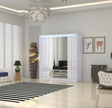 Porto 2 Doors Wardrobe | COLOR: White | SIZE: 165cm