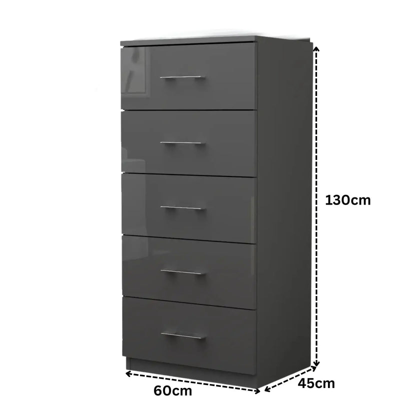 Riga 5 Drawer Chest