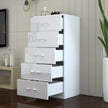 Riga 5 Drawers Chest | COLOR: White | SIZE: 60cm , 80cm 
