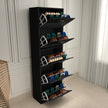 5 Tier Glossy Shoe Cabinet