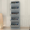 5 Tier Glossy Shoe Cabinet