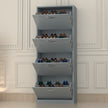 4 Tier Glossy Shoe Cabinet