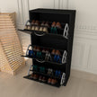 3 Tier Glossy Shoe Cabinet