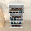 3 Tier Glossy Shoe Cabinet