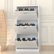 3 Tier Glossy Shoe Cabinet