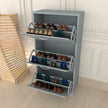 3 Tier Glossy Shoe Cabinet