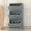 3 Tier Glossy Shoe Cabinet