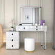Modern LED Mirror Vanity Table With Drawers