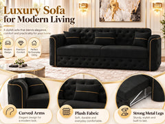 2 seater Black