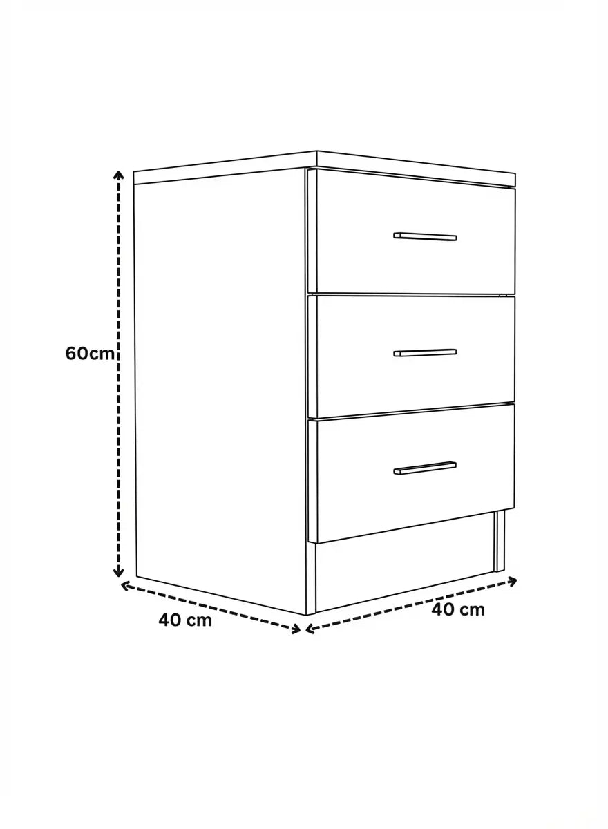Malmo Bedside Dimensions & Specs