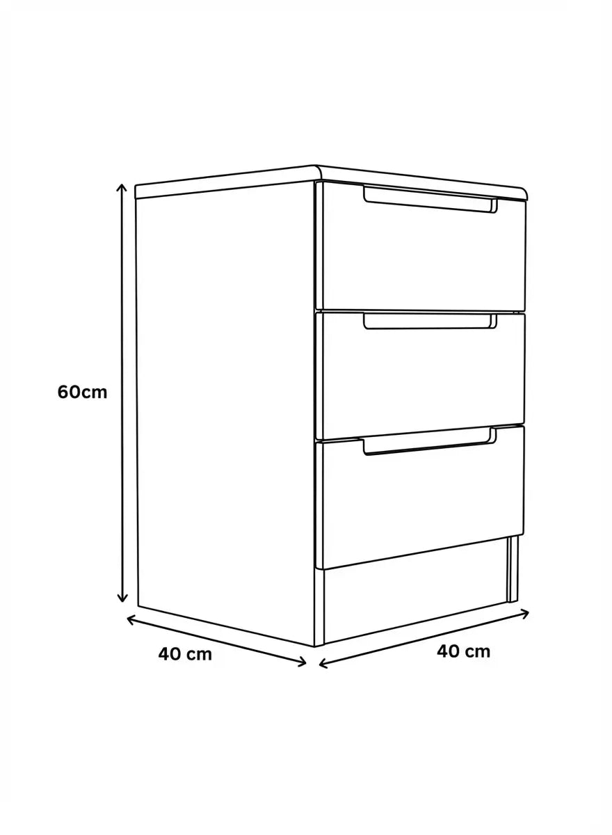 Oslo Bedside Dimensions & Specs