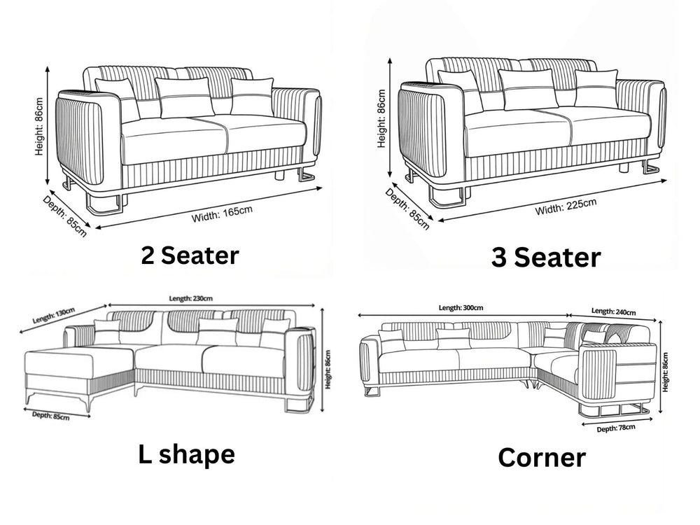 Mayfair Sofa Bed Dimensions & Specs