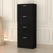 4 Tier Glossy Shoe Cabinet