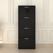 4 Tier Glossy Shoe Cabinet
