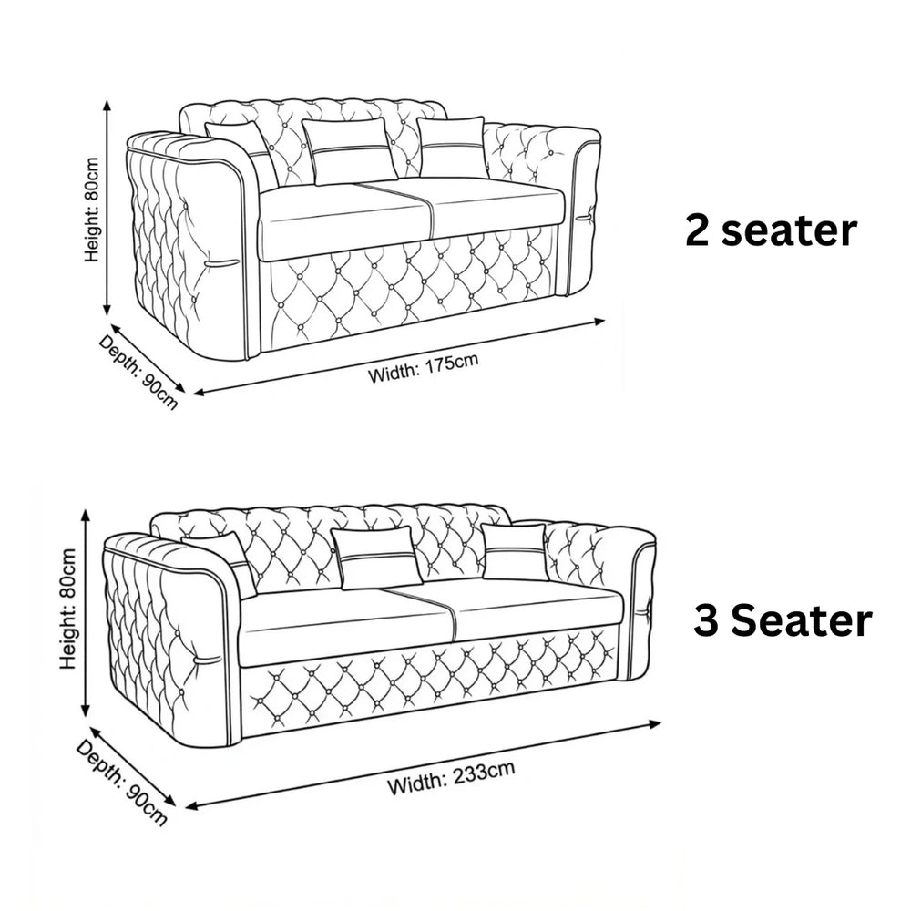 Hampton Sofa Bed Dimensions & Specs