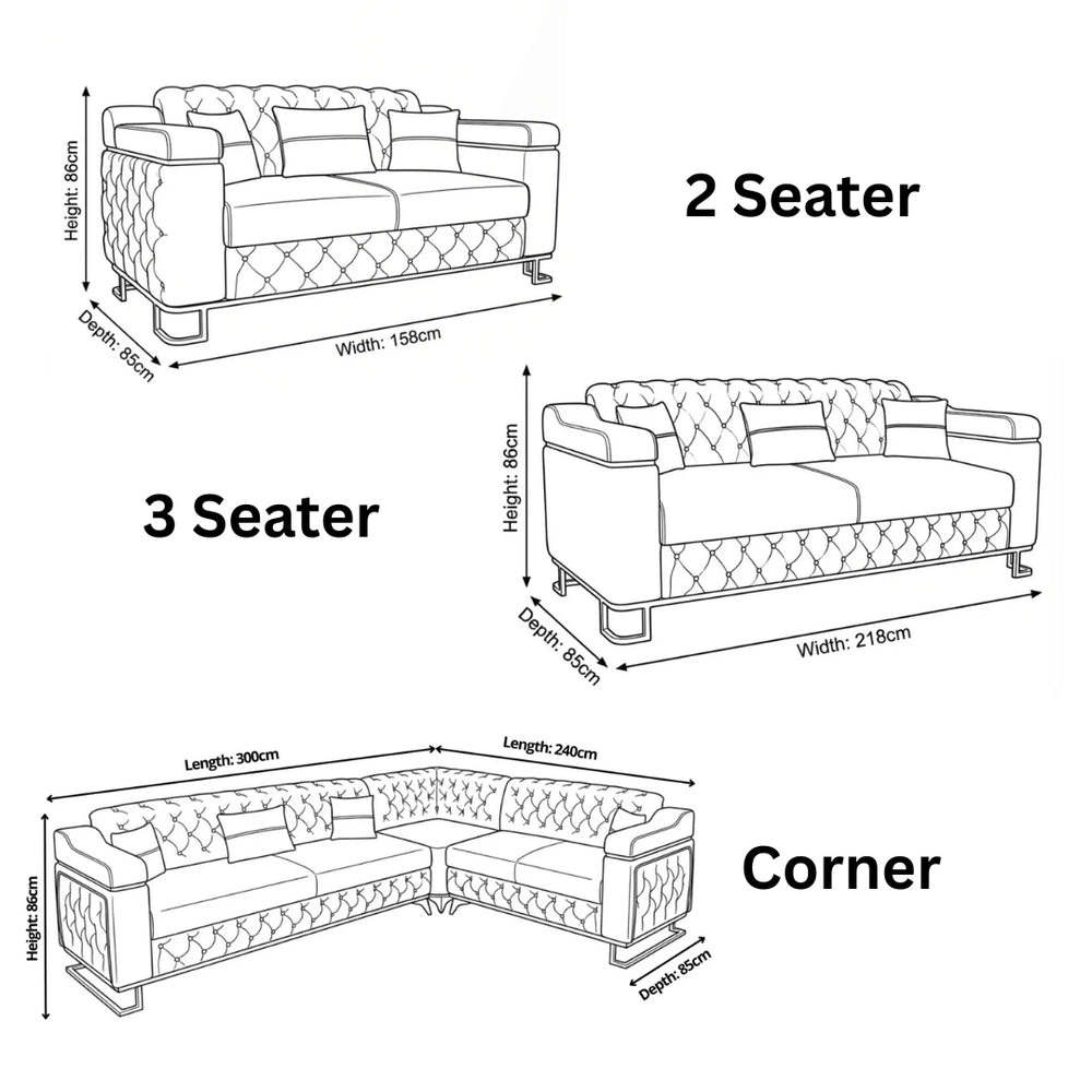 Chelsea Sofa Bed Dimensions & Specs