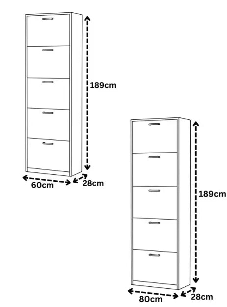 Riga 5 Drawer Chest Dimensions & Specs